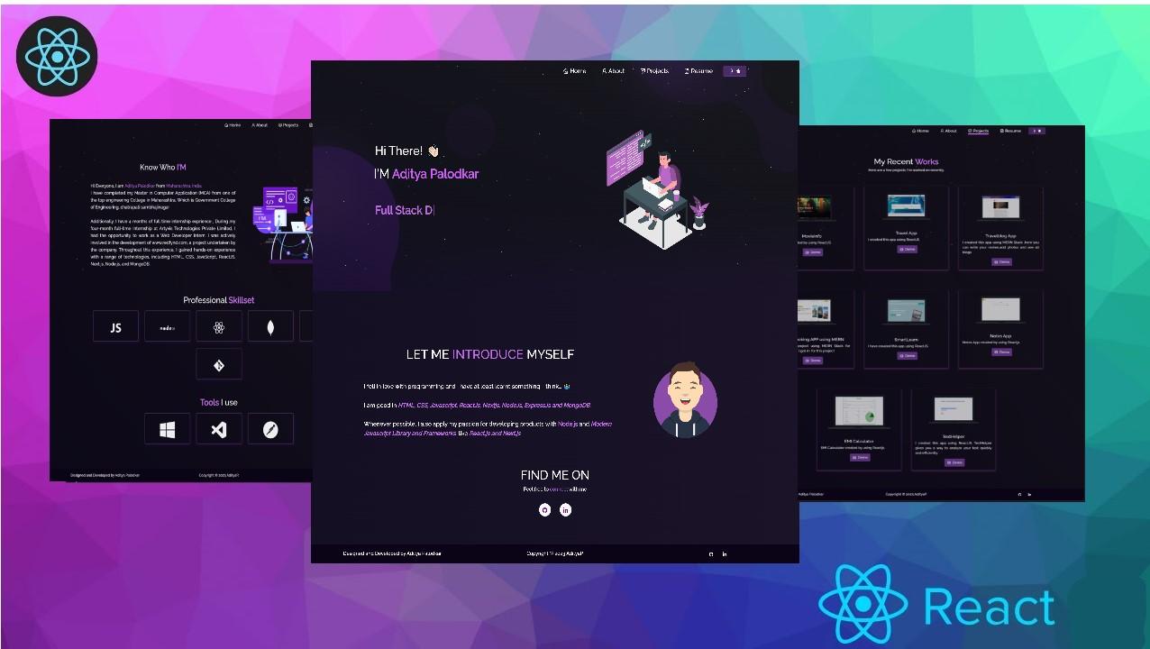 Old React Portfolio -you will find my some old projects here